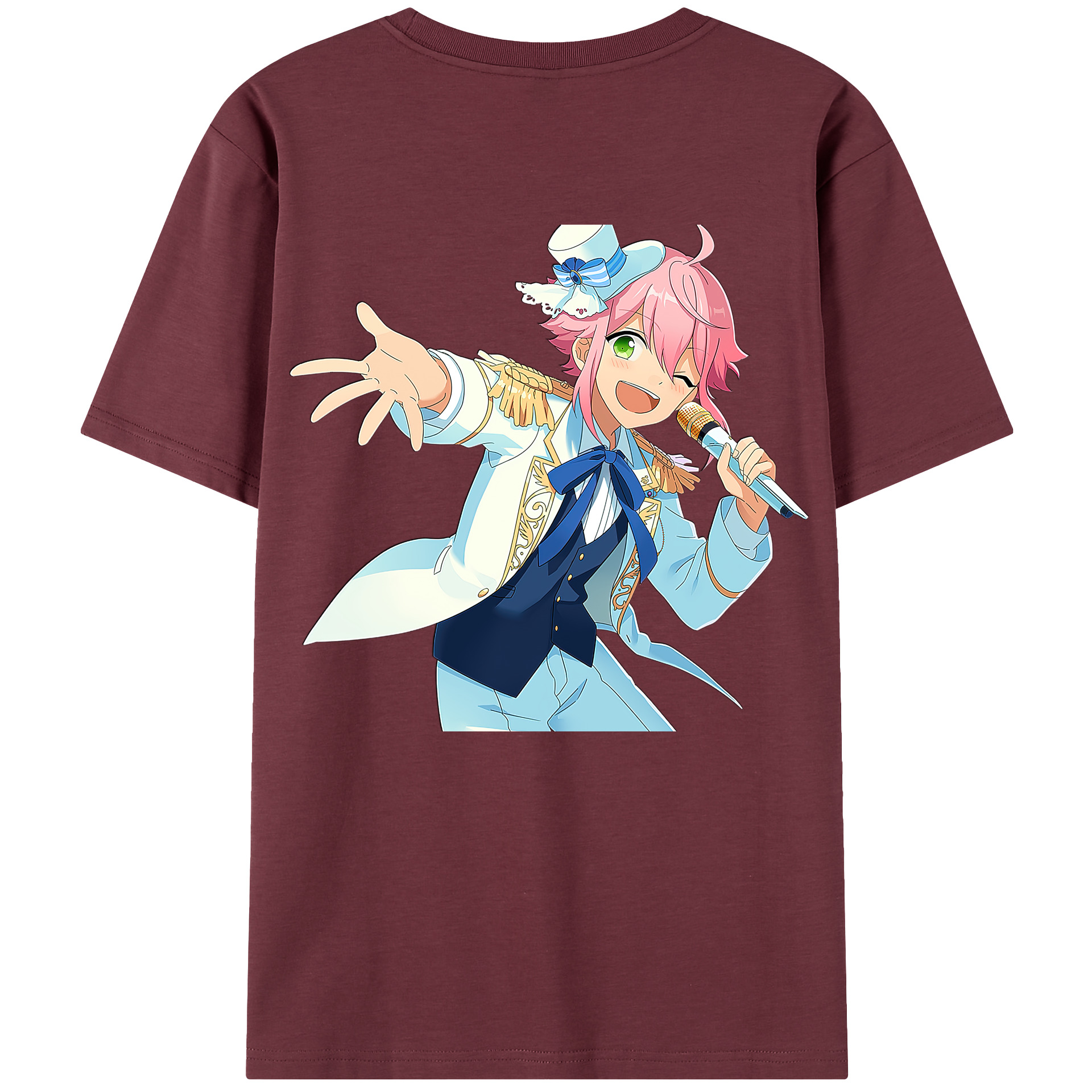 （画像用） あんさんぶるスターズ! Ensemble Stars 綿100％半袖Tシャツ（背面プリント）